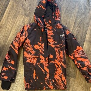 DOPE Black and Orange Patterned Jacket
